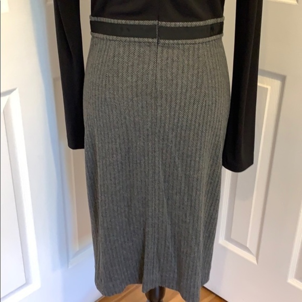 Badgley Mischka Long Sleeve Cowl Neck Dress NEW! - Picture 5 of 9